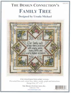 Historical Sampler Company Family Tree Cross Stitch Pattern