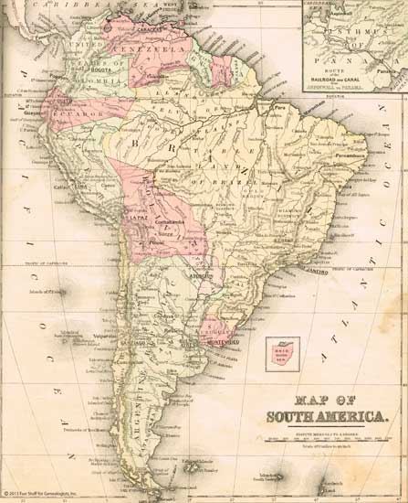 Maps - South America & Mexico